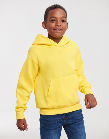 Russell Europe Kids` Hooded Sweat, Black, XL (140/9-10) bedrucken, Art.-Nr. 278001016