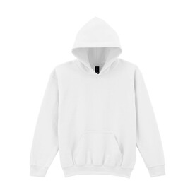 Gildan Heavy Blend Youth Hooded Sweat, White, XS (104/110) bedrucken, Art.-Nr. 278090002 Gildan Heavy Blend Youth Hooded Sweat, White, XS (104/110) bedrucken, Art.-Nr. 278090002