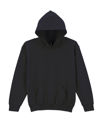 Gildan Heavy Blend Youth Hooded Sweat, Black, XL (176) bedrucken, Art.-Nr. 278091016