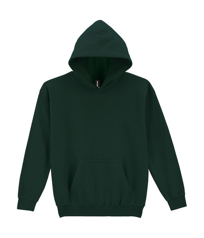Gildan Heavy Blend Youth Hooded Sweat, Forest Green, XS (104/110) bedrucken, Art.-Nr. 278095412
