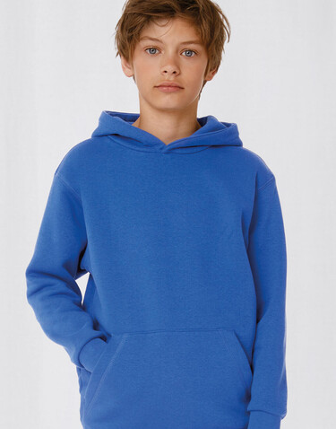B &amp; C Hooded/kids Sweat, White, 5/6 (110/116) bedrucken, Art.-Nr. 278420004