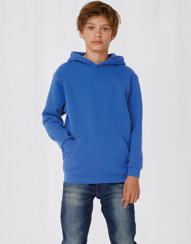 B &amp; C Hooded/kids Sweat, White, 5/6 (110/116) bedrucken, Art.-Nr. 278420004