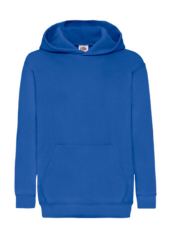 Fruit of the Loom Kids` Classic Hooded Sweat, Royal Blue, 116 (5-6) bedrucken, Art.-Nr. 280013004