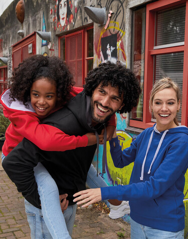 SG Contrast Hooded Sweatshirt Men, Black/Grey, S bedrucken, Art.-Nr. 281521513