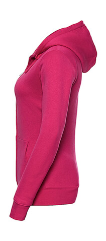 Russell Europe Ladies` Authentic Zipped Hood, Light Oxford, M bedrucken, Art.-Nr. 283007194