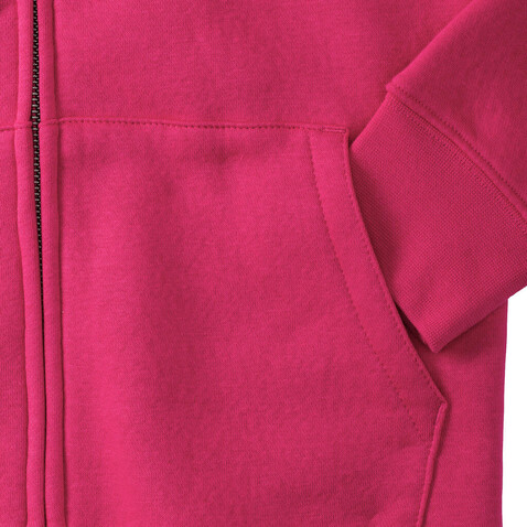 Russell Europe Ladies` Authentic Zipped Hood, Burgundy, L bedrucken, Art.-Nr. 283004485