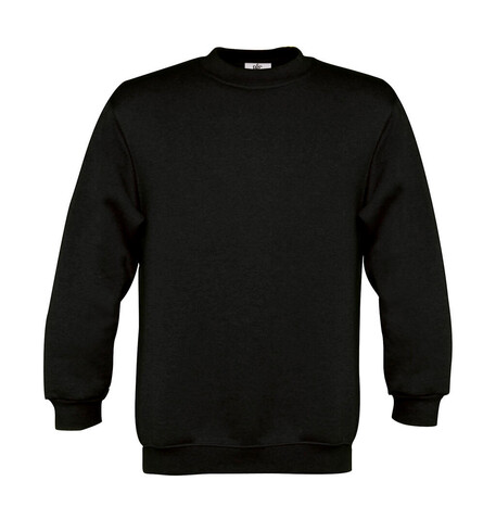 B &amp; C Set In/kids Sweat, Black, 5/6 (110/116) bedrucken, Art.-Nr. 286421014