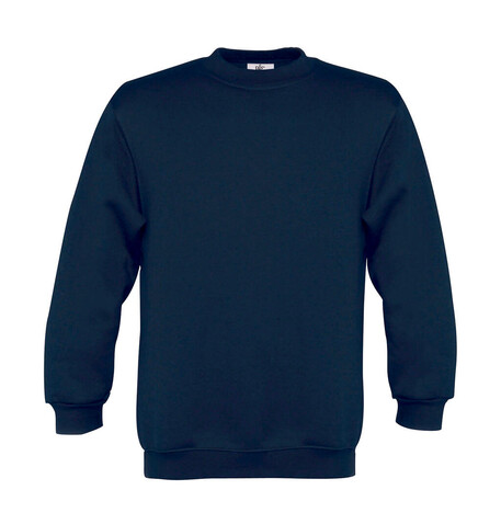 B &amp; C Set In/kids Sweat, Navy, 5/6 (110/116) bedrucken, Art.-Nr. 286422004
