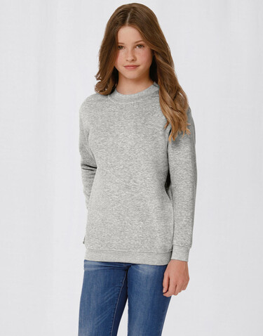 B &amp; C Set In/kids Sweat, Red, 5/6 (110/116) bedrucken, Art.-Nr. 286424004