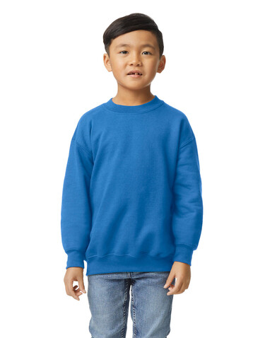 Gildan Heavy Blend Youth Crewneck Sweat, White, M (140/152) bedrucken, Art.-Nr. 288090004