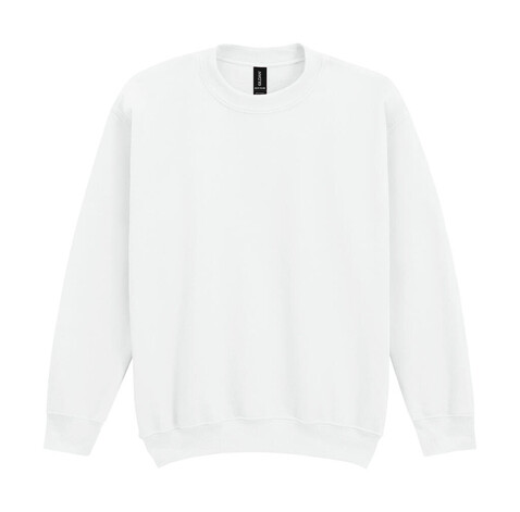 Gildan Heavy Blend Youth Crewneck Sweat, White, M (140/152) bedrucken, Art.-Nr. 288090004