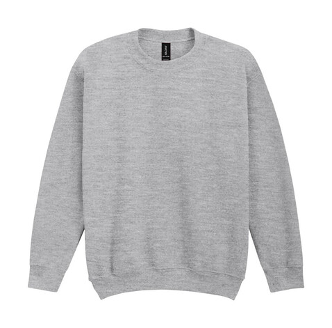Gildan Heavy Blend Youth Crewneck Sweat, Sport Grey, S (116/128) bedrucken, Art.-Nr. 288091253