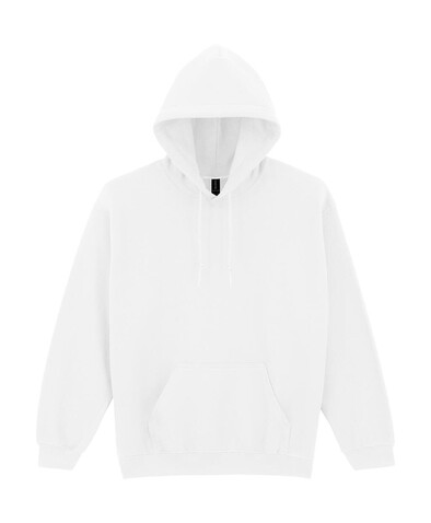 Gildan Heavy Blend Adult Hooded Sweatshirt, White, 4XL bedrucken, Art.-Nr. 290090009
