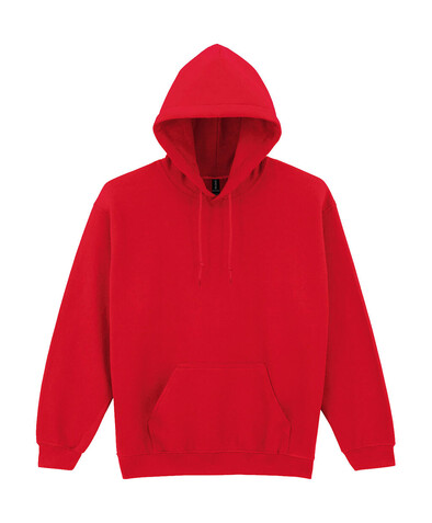 Gildan Heavy Blend Adult Hooded Sweatshirt, Red, 2XL bedrucken, Art.-Nr. 290094007