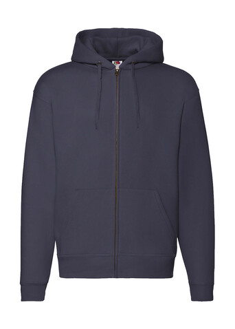 Fruit of the Loom Premium Hooded Zip Sweat, Deep Navy, 3XL bedrucken, Art.-Nr. 293012028