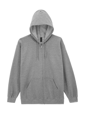 Gildan Heavy Blend Adult Full Zip Hooded Sweat, Sport Grey, 3XL bedrucken, Art.-Nr. 293091258
