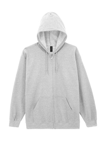 Gildan Heavy Blend Adult Full Zip Hooded Sweat, Ash Grey, L bedrucken, Art.-Nr. 293097035