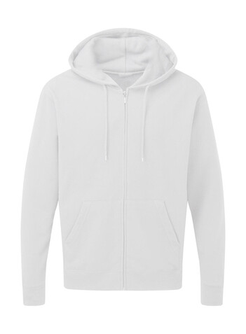 SG Hooded Full Zip Men, White, 2XL bedrucken, Art.-Nr. 293520007