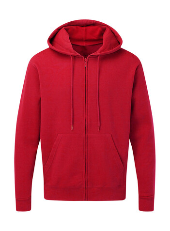 SG Hooded Full Zip Men, Red, XL bedrucken, Art.-Nr. 293524006