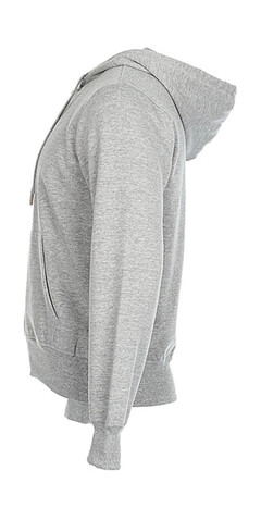 Stedman Sweat Jacket Select, Grey Heather, 2XL bedrucken, Art.-Nr. 294051237