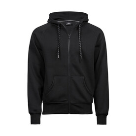 Tee Jays Fashion Full Zip Hood, Black, S bedrucken, Art.-Nr. 295541013