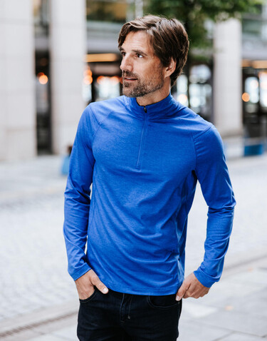 StormTech Milano 1/4 Zip Pullover, Charcoal Heather, M bedrucken, Art.-Nr. 297181364