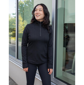 StormTech Womens Treeline 1/4 Zip Pullover, Black Heather, XS bedrucken, Art.-Nr. 298181472