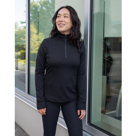 StormTech Womens Treeline 1/4 Zip Pullover, Black Heather, XS bedrucken, Art.-Nr. 298181472