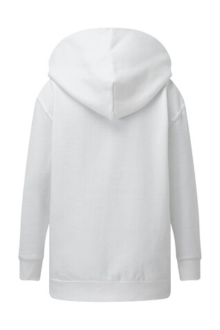 SG Hooded Full Zip Kids, White, 140 (9-10/XL) bedrucken, Art.-Nr. 298520006
