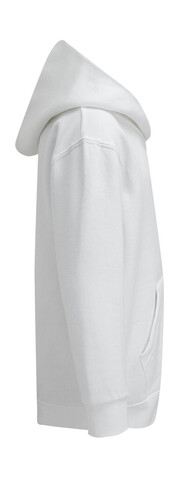 SG Hooded Full Zip Kids, White, 140 (9-10/XL) bedrucken, Art.-Nr. 298520006