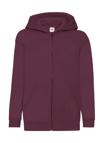 Fruit of the Loom Kids` Classic Hooded Sweat Jacket, Burgundy, 164 (14-15) bedrucken, Art.-Nr. 299014488 Fruit of the Loom Kids` Classic Hooded Sweat Jacket, Burgundy, 164 (14-15) bedrucken, Art.-Nr. 299014488