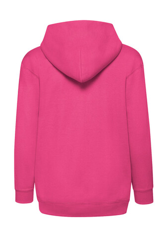 Fruit of the Loom Kids` Classic Hooded Sweat Jacket, Red, 140 (9-11) bedrucken, Art.-Nr. 299014006
