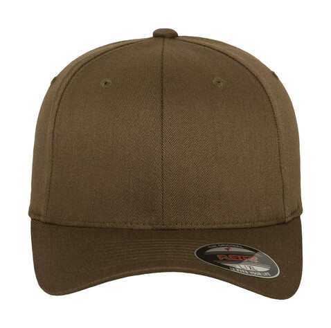 Flexfit Wooly Combed Cap, Olive, S/M (54-58cm) bedrucken, Art.-Nr. 301685301