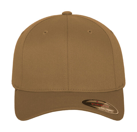 Flexfit Wooly Combed Cap, Khaki, 2XL (59-64cm) bedrucken, Art.-Nr. 301687313