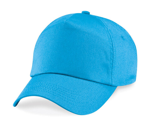 Beechfield Junior Original 5 Panel Cap, Surf Blue, One Size bedrucken, Art.-Nr. 301693220