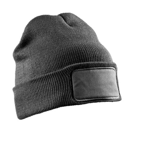 Result Double Knit Printers Beanie, Grey, One Size bedrucken, Art.-Nr. 302331210 Result Double Knit Printers Beanie, Grey, One Size bedrucken, Art.-Nr. 302331210