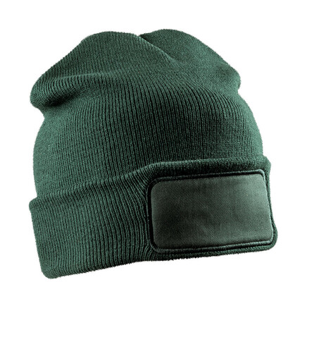 Result Double Knit Printers Beanie, Bottle Green, One Size bedrucken, Art.-Nr. 302335400