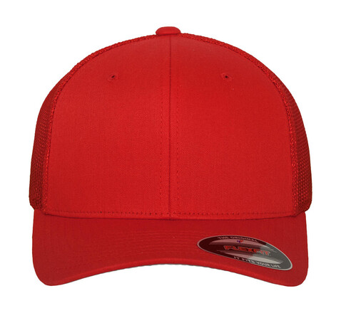 Flexfit Mesh Cotton Twill Trucker Cap, Red, L/XL bedrucken, Art.-Nr. 302684002 Flexfit Mesh Cotton Twill Trucker Cap, Red, L/XL bedrucken, Art.-Nr. 302684002