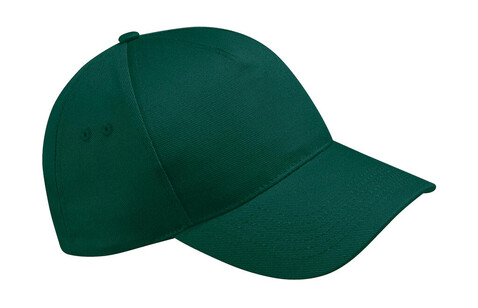 Beechfield Ultimate 5 Panel Cap, Bottle Green, One Size bedrucken, Art.-Nr. 302695400