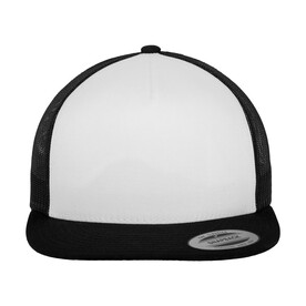 Yupoong Classic Trucker Cap, Black/White/Black, One Size bedrucken, Art.-Nr. 302731800 Yupoong Classic Trucker Cap, Black/White/Black, One Size bedrucken, Art.-Nr. 302731800