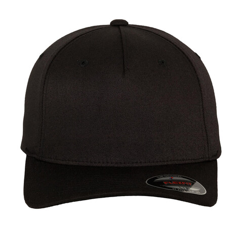 Flexfit Fitted Baseball Cap, Black, S/M bedrucken, Art.-Nr. 305681011