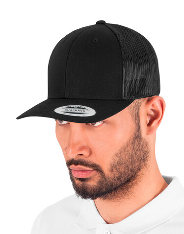 Yupoong Retro Trucker, White, One Size bedrucken, Art.-Nr. 306730000