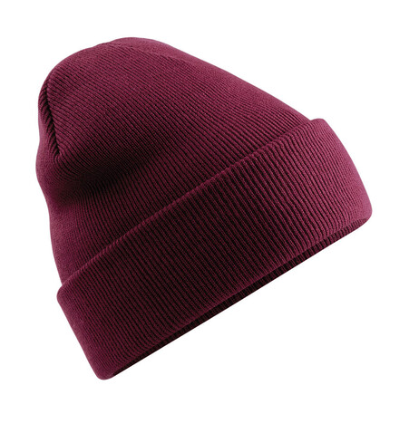Beechfield Original Cuffed Beanie, Burgundy, One Size bedrucken, Art.-Nr. 308694480