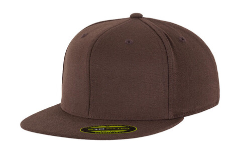 Flexfit Premium 210 Fitted, Brown, S/M bedrucken, Art.-Nr. 309687001