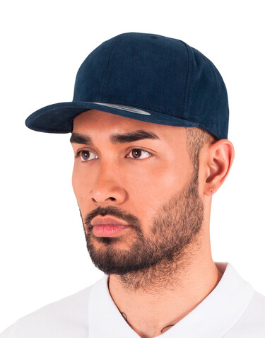 Yupoong Brushed Cotton Twill Mid Profile, Black, One Size bedrucken, Art.-Nr. 309731010