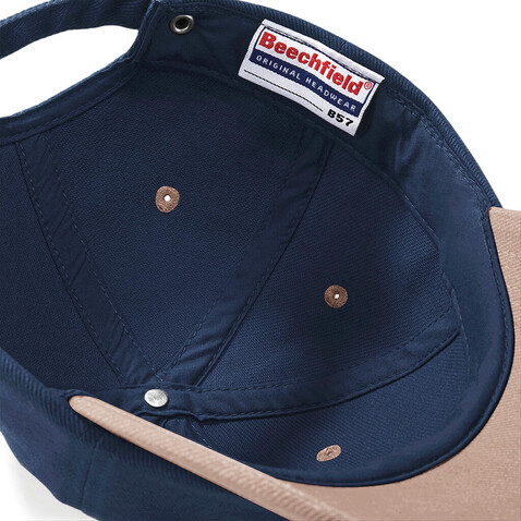 Beechfield Low Profile Heavy Brushed Cotton Cap, Black, One Size bedrucken, Art.-Nr. 310691010