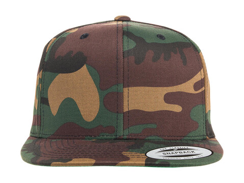 Yupoong Classic Snapback in Camo, Camouflage, One Size bedrucken, Art.-Nr. 310738310