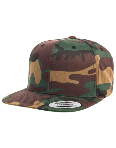 Yupoong Classic Snapback in Camo, Camouflage, One Size bedrucken, Art.-Nr. 310738310