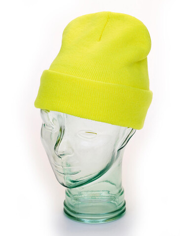 Yoko Fluo Thinsulate® Hat, Fluo Yellow, One Size bedrucken, Art.-Nr. 310776050