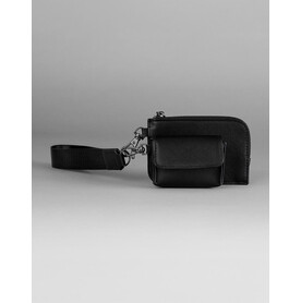 Bag Base Boutique Pouch Wristlet, Black/Black, One Size bedrucken, Art.-Nr. 311291520